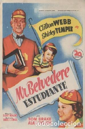 Cine: PROGRAMA DE CINE. MR BELVEDERE ESTUDIANTE. PC-4904 - Foto 1