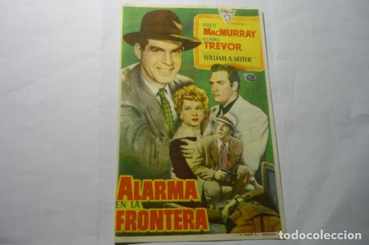 Cine: programa alarma en la frontera .-fred mac murray-publicidad - Foto 1