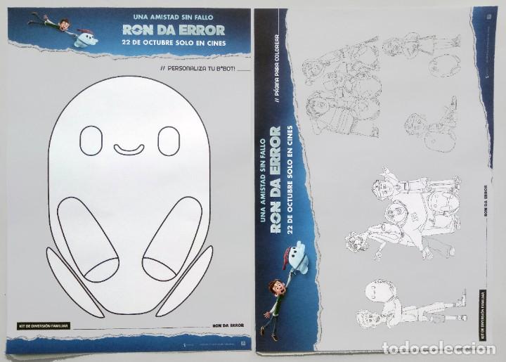 Cine: RON DA ERROR. ANIMACI&Oacute;N. 2 GRABADOS 21 X 30 cms.. - Foto 1