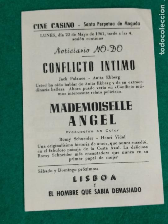 Cine: PROGRAMA DE CINE. CONFLICTO INTIMO. JACK PALANCE - ANITA EKBERG. - Foto 2