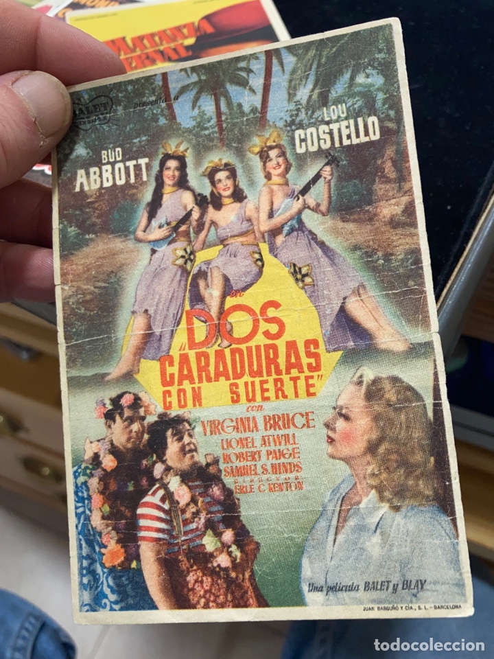 Cine: Lote de programas de cine antiguo - Foto 2