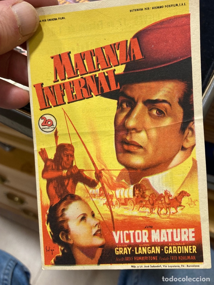 Cine: Lote de programas de cine antiguo - Foto 4