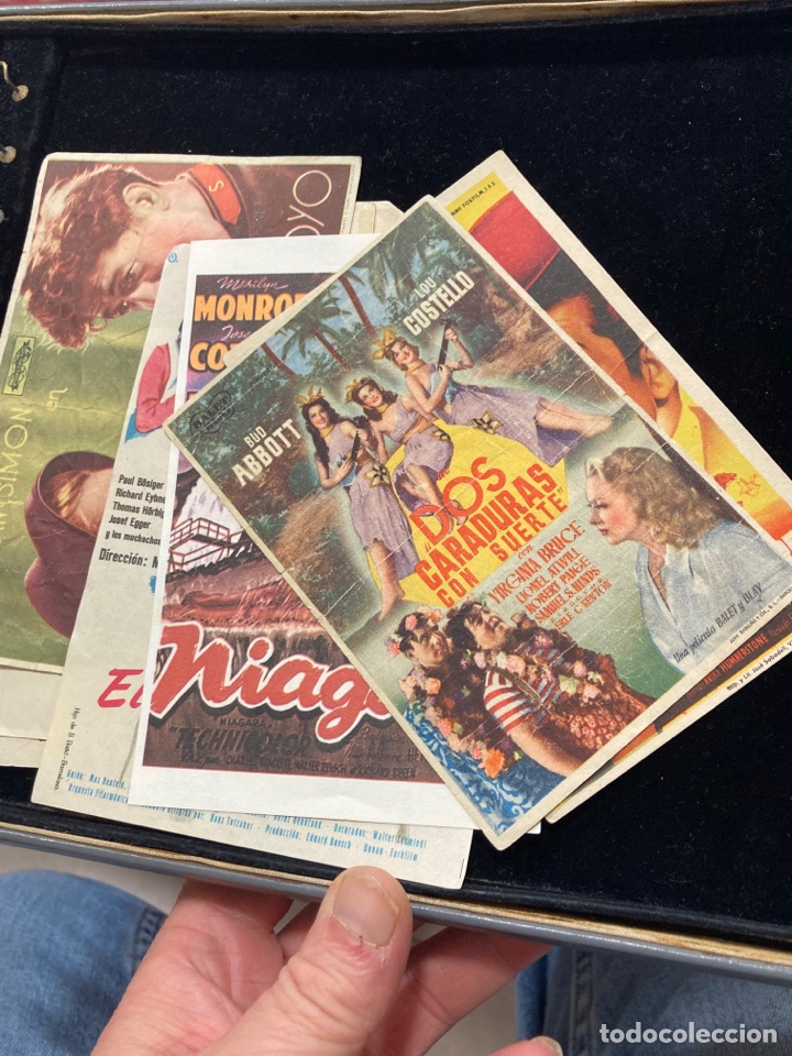 Cine: Lote de programas de cine antiguo - Foto 1