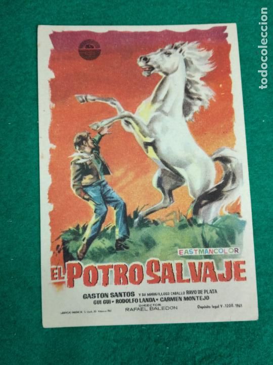 Cine: POTRO SALVAJE. PROGRAMA DE CINE. - Foto 1
