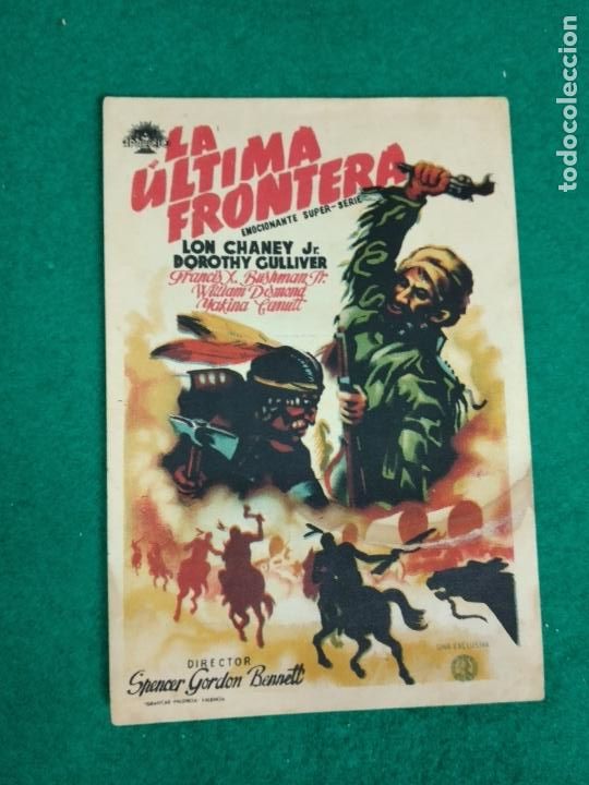 Cine: LA ULTIMA FRONTERA.. PROGRAMA DE CINE. - Foto 1