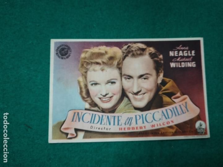 Cine: PROGRAMA DE CINE. INCIDENTE EN PICADILLY. ANNA NEAGLE, MICHAEL WILDING - Foto 1