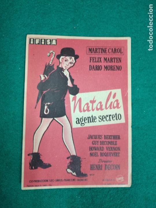 Cine: NATALIA AGENTE SECRETO. PROGRAMA DE CINE. - Foto 1