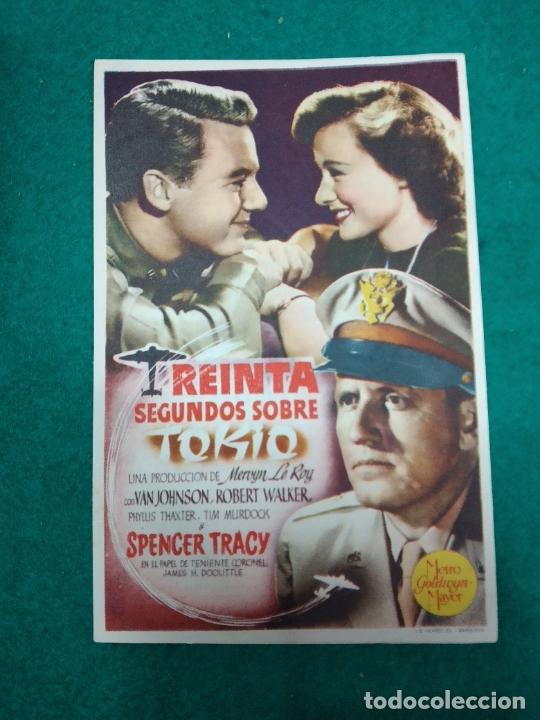 Cine: TREINTA SEGUNDOS SOBRE TOKIO. SPENCER TRACY. PROGRAMAS DE CINE. - Foto 1