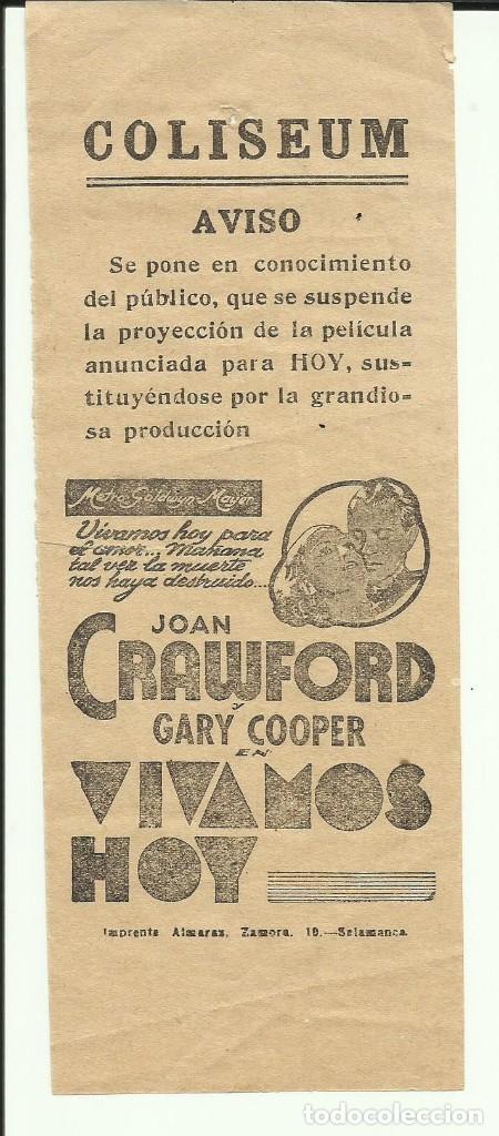 Cine: PTCC 104 VIVAMOS HOY PROGRAMA LOCAL JOAN CRAWFORD GARY COOPER - Foto 1