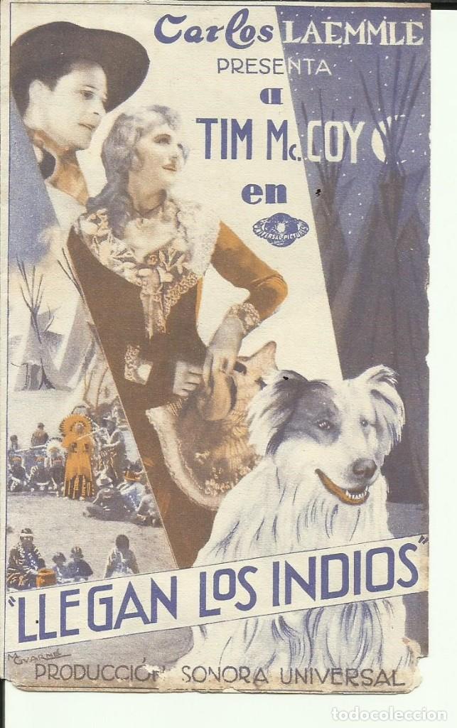 Cine: PTCC 104 LLEGAN LOS INDIOS PROGRAMA DOBLE UNIVERSAL TIM MCCOY FRANCIS FORD - Foto 1