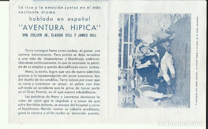 Cine: PTCC 103 AVENTURA HIPICA PROGRAMA DOBLE ATLANTIC JAMES HALL CLAUDIA DELL CARRERAS DE CABALLOS - Foto 2 - 300301848