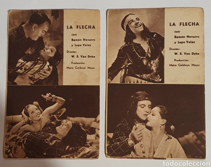 Cine: LA FLECHA - 2 PROGRAMAS DE CINE - A&Ntilde;OS 30 - M.G.M - Foto 1