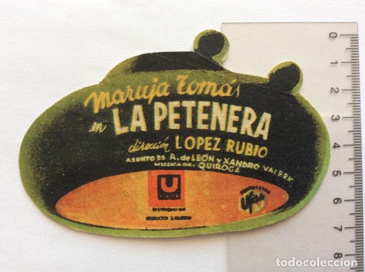 Cine: PROGRAMA TROQUELADO CON CINE IMPRESO. LA PETENERA. MARUJA TOMAS. - Foto 1