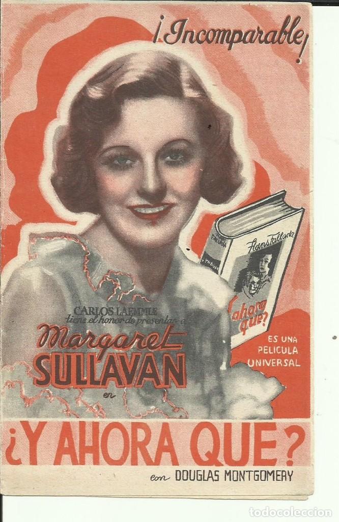 Cine: PTCC 103 Y AHORA QUE PROGRAMA DOBLE UNIVERSAL MARGARET SULLAVAN MAE MARSH - Foto 1