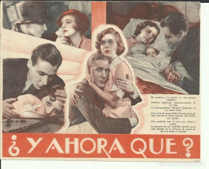 Cine: PTCC 103 Y AHORA QUE PROGRAMA DOBLE UNIVERSAL MARGARET SULLAVAN MAE MARSH - Foto 2