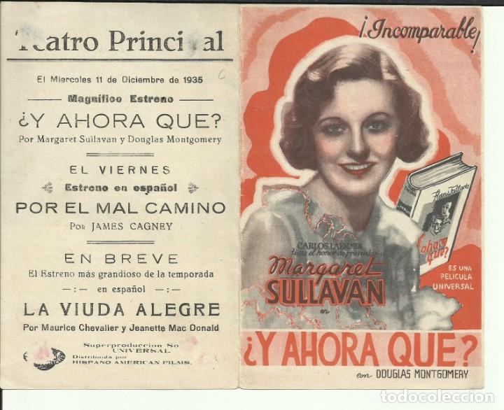 Cine: PTCC 103 Y AHORA QUE PROGRAMA DOBLE UNIVERSAL MARGARET SULLAVAN MAE MARSH - Foto 3