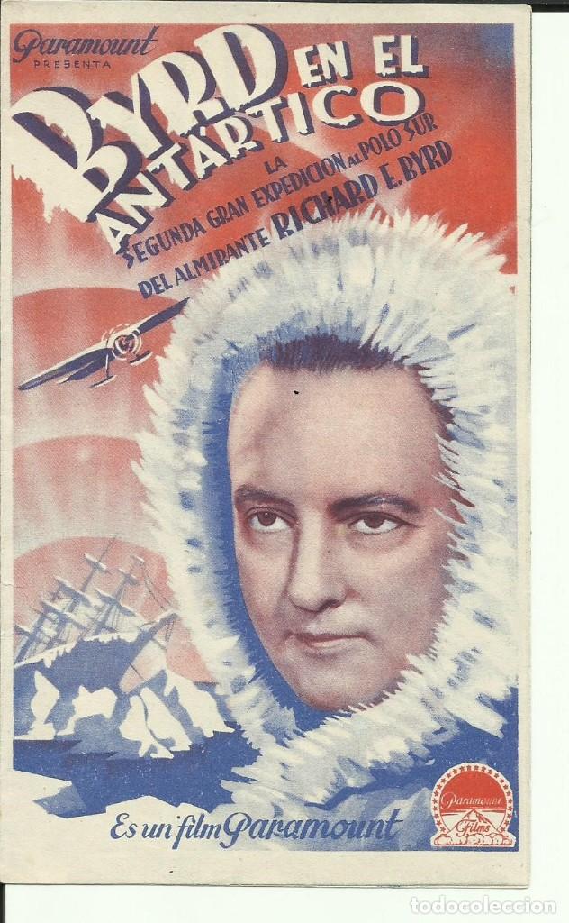 Cine: PTCC 106 BYRD EN EL ANTARTICO PROGRAMA DOBLE PARAMOUNT - Foto 1