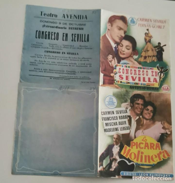Cine: CONGRESO EN SEVILLA Y LA PICARA MOLINERA - Foto 1