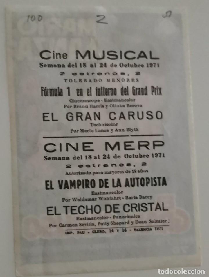 Cine: EL GRAN CARUSO, CON PUBLICIDAD - Foto 2