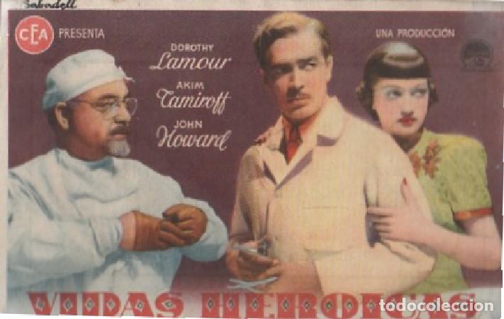 Cine: PROGRAMA DE CINE: VIDAS HEROICAS PC-4997 - Foto 1