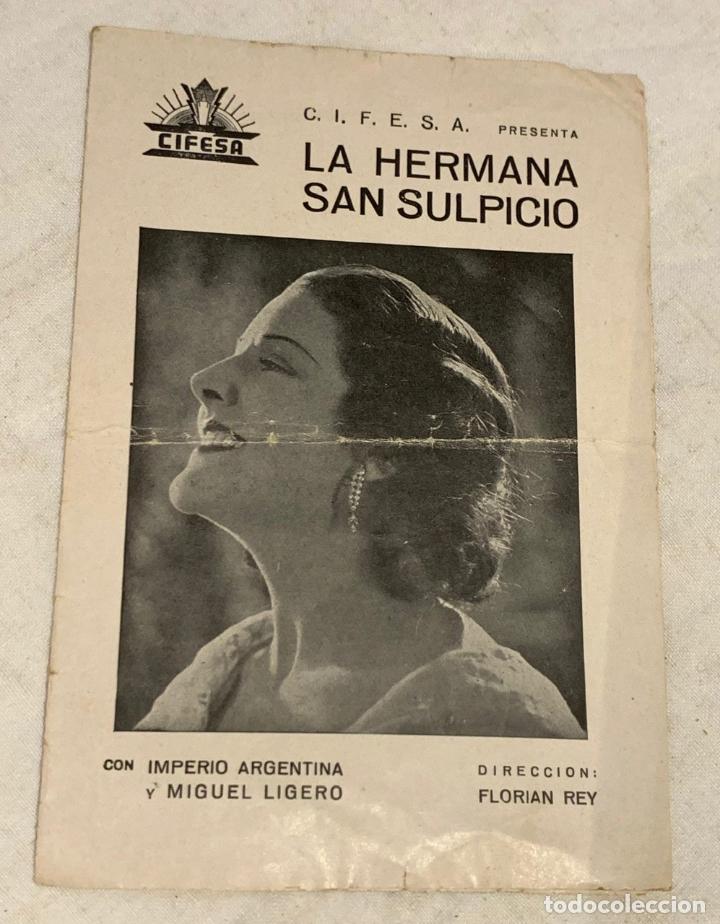 Cine: LA HERMANA SAN SULPICIO - Foto 1