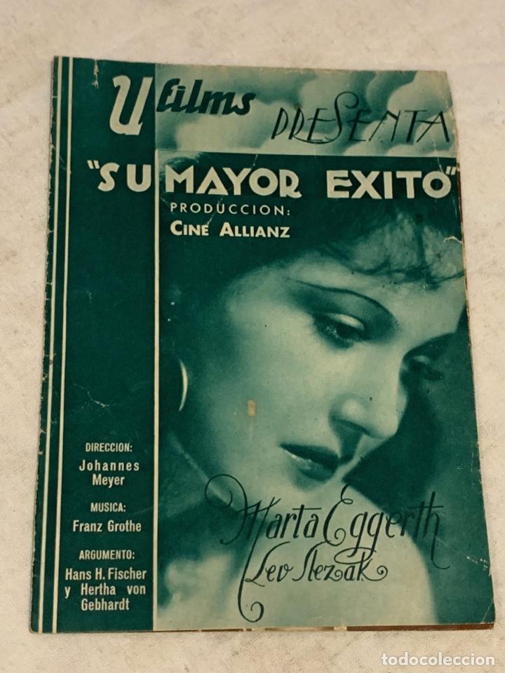 Cine: SU MAYOR EXITO - Foto 1