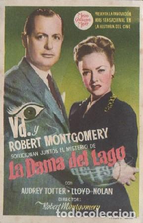 Cine: PROGRAMA DE CINE: LA DAMA DEL LAGO PC-5019 - Foto 1