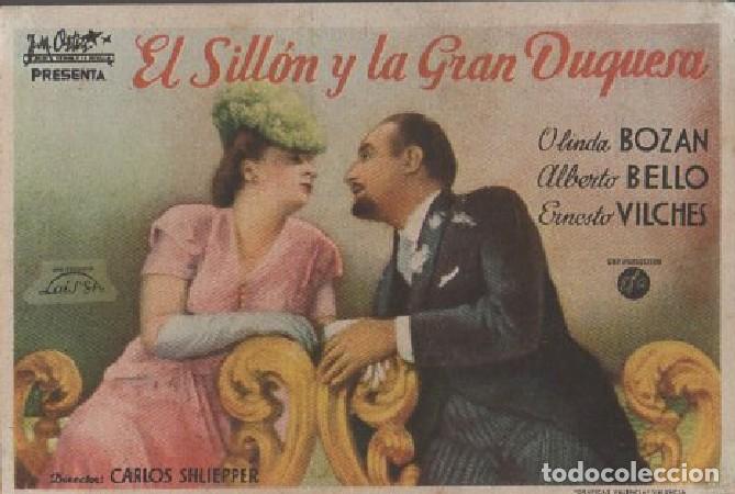 Cine: PROGRAMA DE CINE: EL SILL&Oacute;N Y LA GRAN DUQUESA PC-5027 - Foto 1