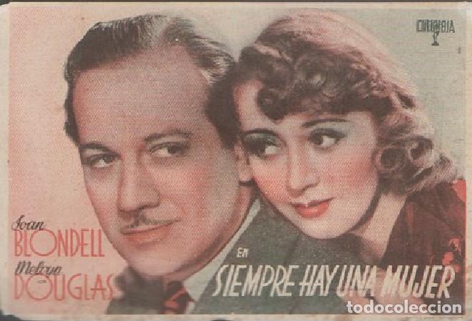 Cine: PROGRAMA DE CINE: SIEMPRE HAY UNA MUJER PC-5034 - Foto 1