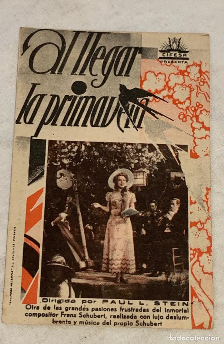 Cine: AL LLEGAR LA PRIMAVERA - Foto 1
