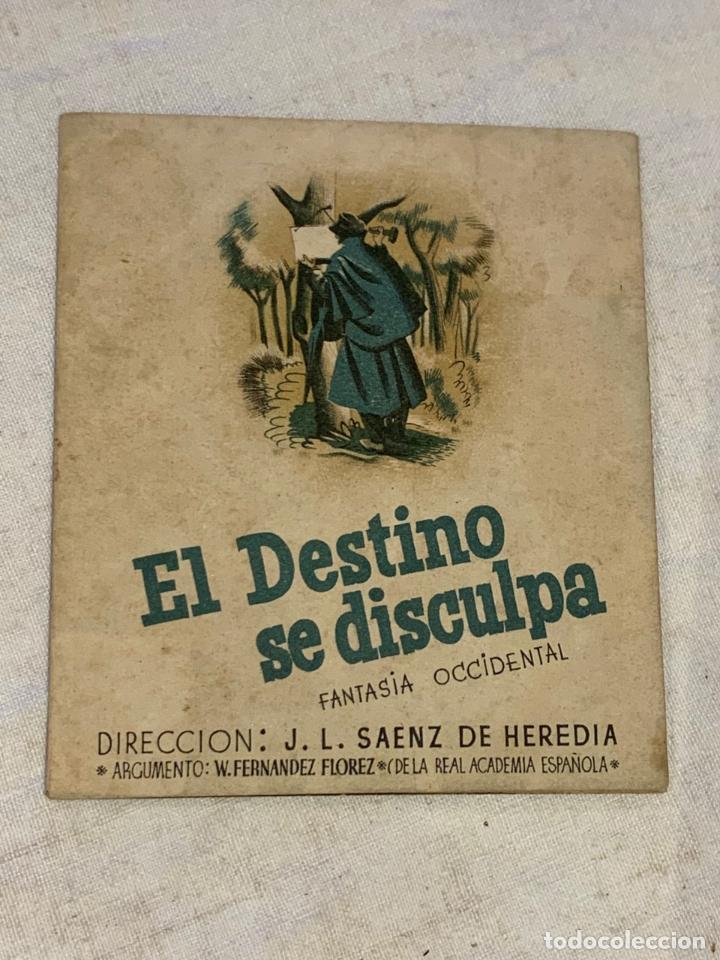 Cine: EL DESTINO SE DISCULPA - Foto 1
