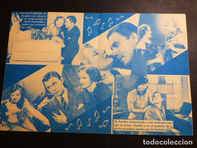 Cine: LA CANCION DEL COLOR PROGRAMA DE MANO DOBLE SIN PUBLICIDAD - Foto 2