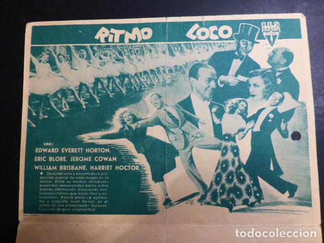 Cine: RITMO LOCO PROGRAMA DE MANO SIN PUBLICIDAD - Foto 2