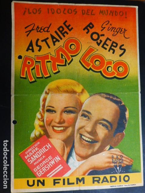 Cine: RITMO LOCO PROGRAMA DE MANO SIN PUBLICIDAD - Foto 1