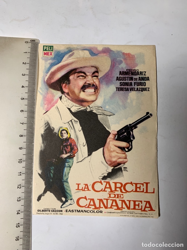 Cine: CINE. LA C&Aacute;RCEL DE CANANEA. PEDRO ARMENDARIZ, AGUSTIN DE ANDA, SONIA FURIO, TERESA VEL&Aacute;ZQUEZ. DIRECT