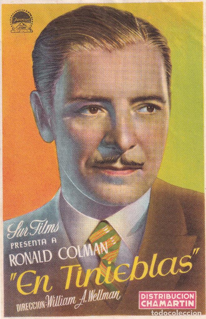 Cine: EN TINIEBLAS - RONALD COLMAN - Foto 1