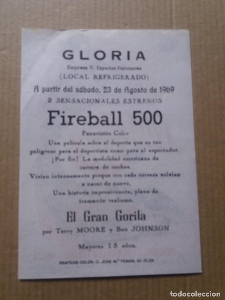 Cine: Fireball 500 con Publicidad Gloria Elda - Foto 2