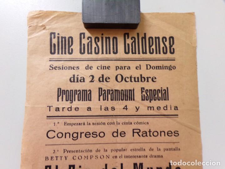 Cine: Folleto cine casino caldense el fin del mundo dia 2 de octubre - Foto 2 - 303453273