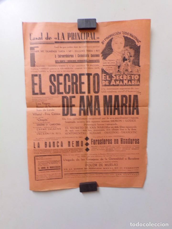 FOLLETO CASAL DE LA PRINCIPAL EL SECRETO DE ANA MARIA