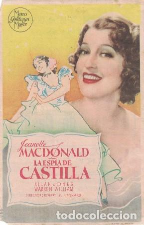 Cine: PROGRAMA DE CINE. LA ESP&Iacute;A DE CASTILLA. PC-5116