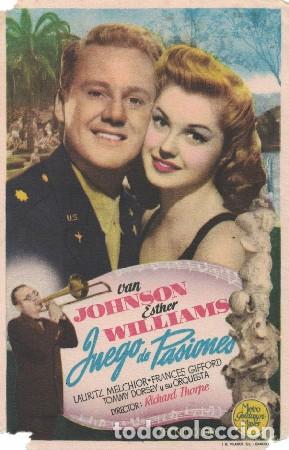 Cine: PROGRAMA DE CINE. JUEGO DE PASIONES. PC-5121