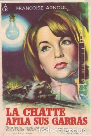 Cine: PROGRAMA DE CINE. LA CHATTE AFILA SUS GARRAS. PC-5137