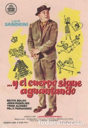 Cine: PROGRAMA DE CINE. Y EL CUERPO SIGUE AGUANTANDO. PC-5146
