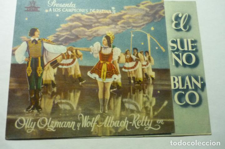 Cine: PROGRAMA DOBLE EL SUE&Ntilde;O BLANCO --SELLO CINE - Foto 1