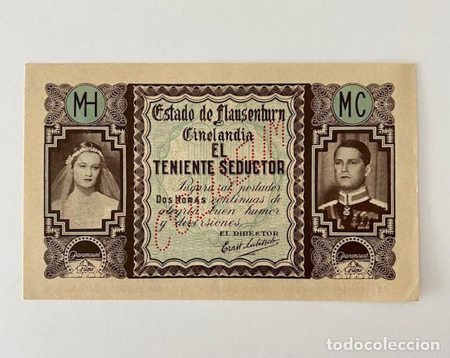 Cine: EL TENIENTE SEDUCTOR. PROGRAMA BILLETE PARAMOUNT. MAURICE CHAVALIER. PERFECTO ESTADO - Foto 1