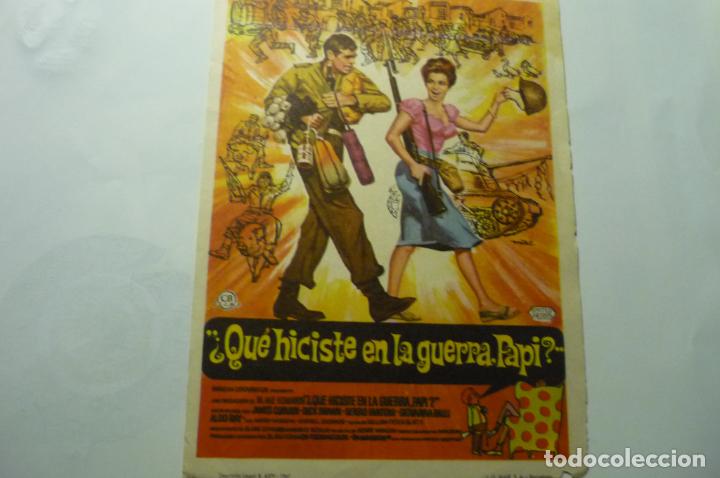 Cine: programa que hiciste en la guerra papi? james coburn--sello cine - Foto 1