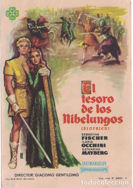 Cine: PROGRAMA DE CINE, EL TESORO DE LOS NIBELUNGOS. PC-5153 - Foto 1