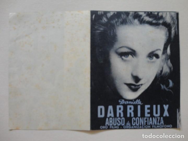 Cine: ABUSO DE CONFIANZA - (P. Doble) - Foto 1