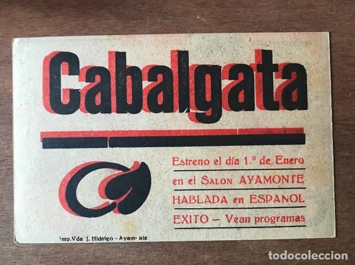 Cine: Cabalgata. La pel&iacute;cula del Siglo. Trasera: Sal&oacute;n Ayamonte - Foto 2