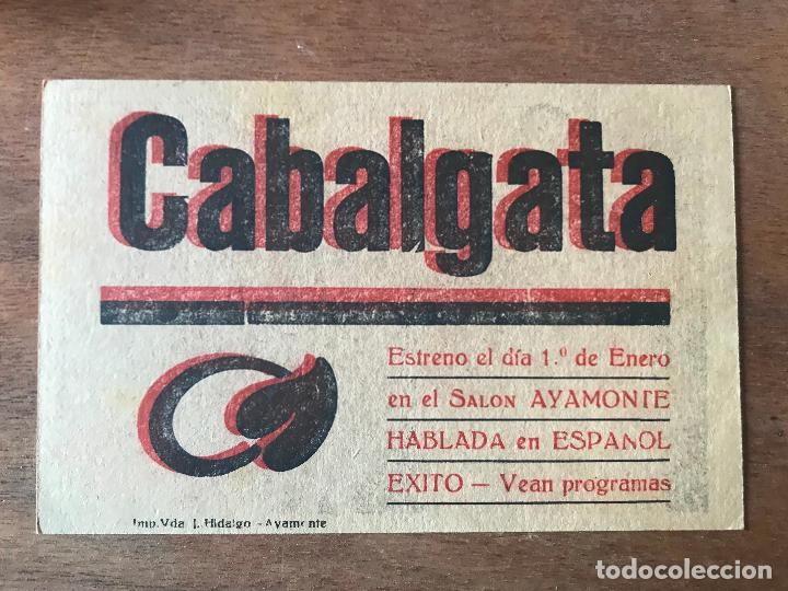 Cine: Cabalgata. La pel&iacute;cula del Siglo. Trasera: Sal&oacute;n Ayamonte - Foto 2